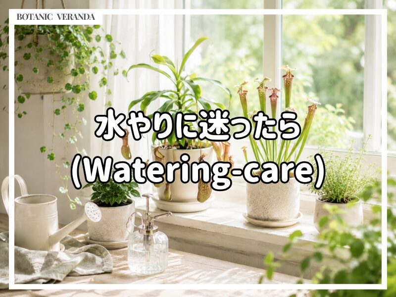 水やりに迷ったら